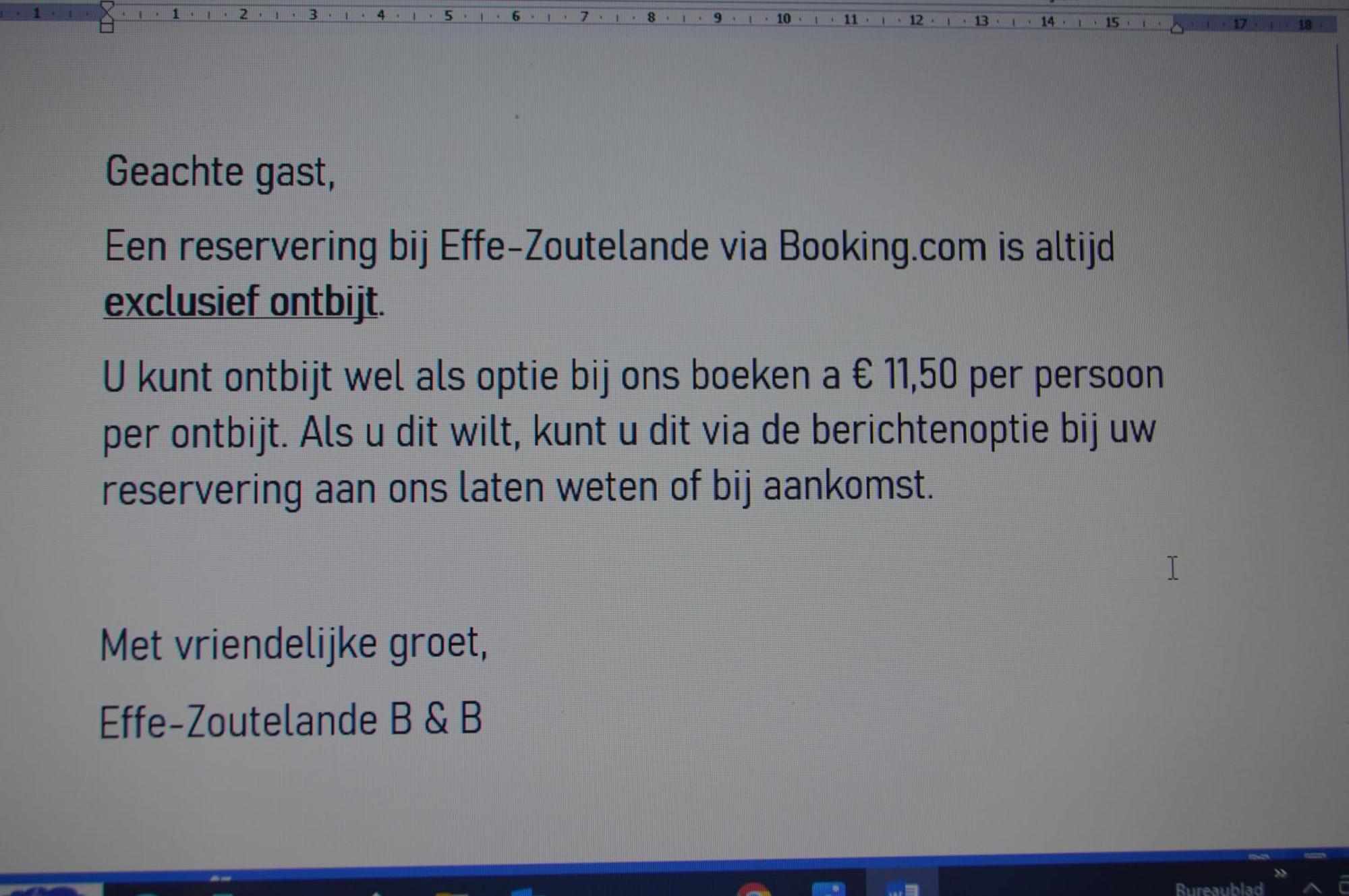 Effe-Zoutelande B&B Екстер'єр фото